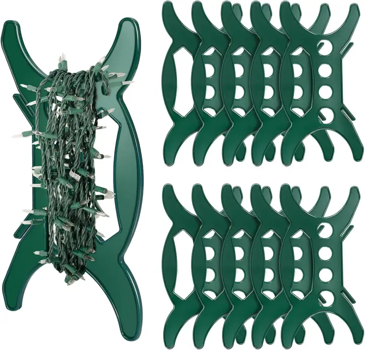 18-Pack Light Cord Winders — Holiday Light & Extension Cord Organizer