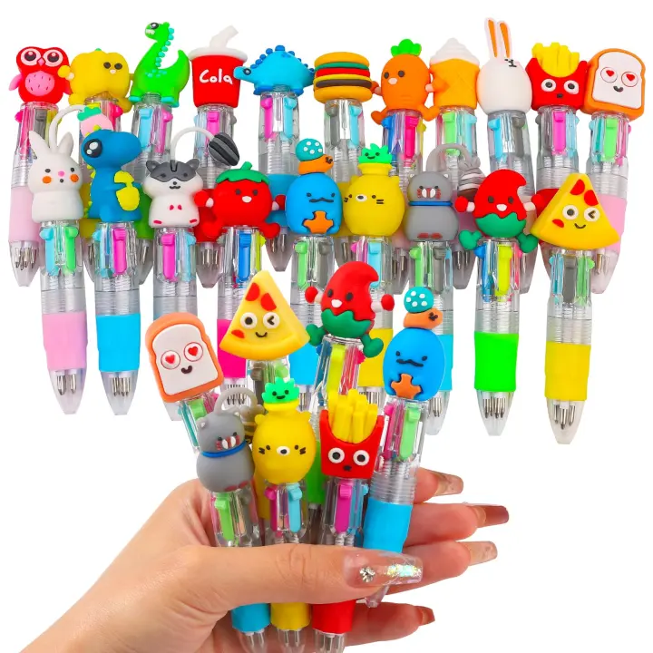 24-Pack Mini 4-in-1 Multicolor Ballpoint Pens for Kids