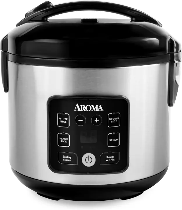 8-Cup Ceramic Nonstick Digital Rice Cooker & Steamer