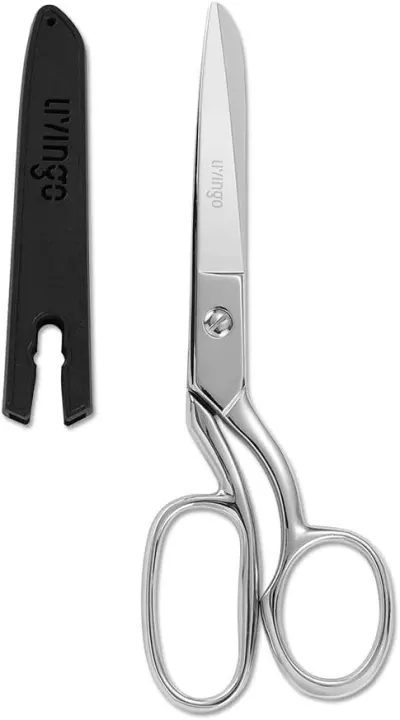 8" Tailor's Fabric Shears — Forged Stainless Steel Sewing Scissors