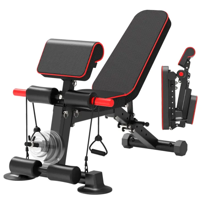 Adjustable Foldable Weight Bench — 1050 lb Capacity Home Gym Bench