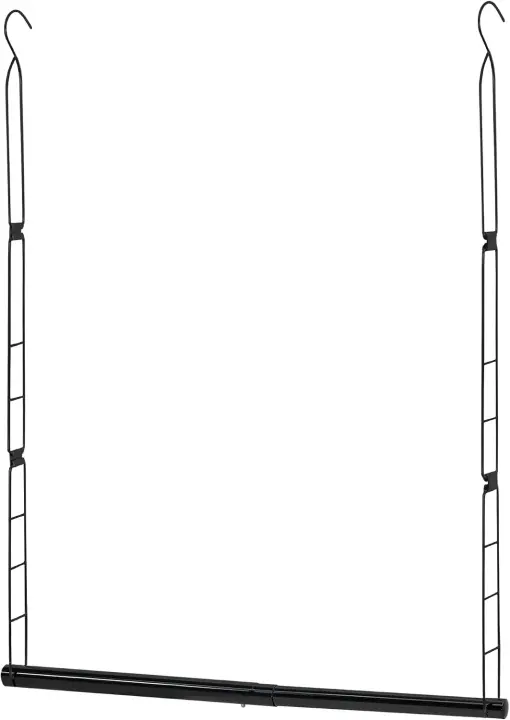 Adjustable Hanging Closet Rod — Width & Height Extender for Clothes