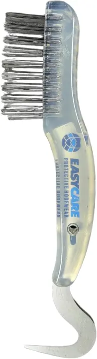 Angry Horse EasyCare Hoof Pick & Wire Brush Combo — Clear