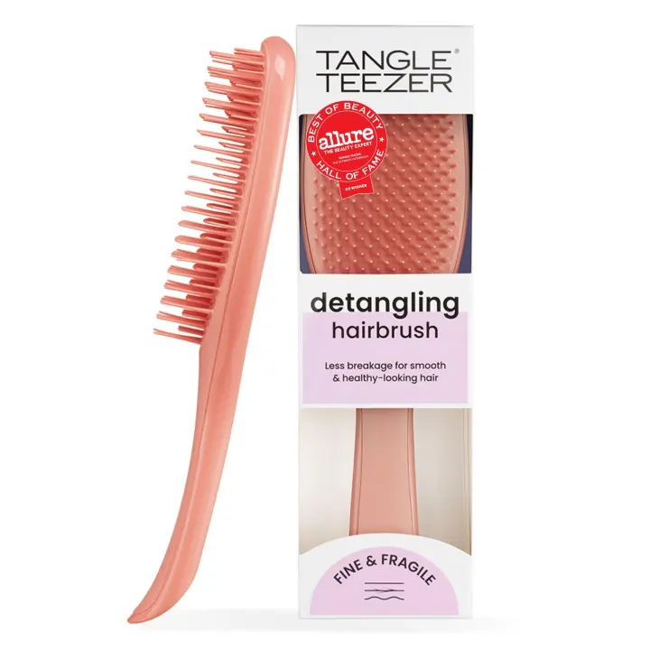 Fine-Hair Ultimate Detangler Brush — Soft-Flex Two-Tier Teeth