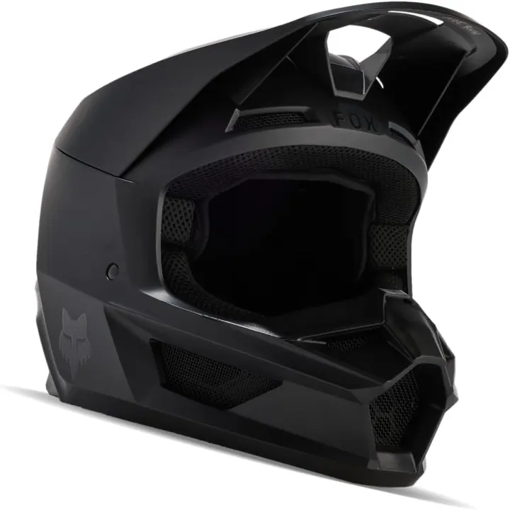 Fox Racing V‑Core MIPS Motocross Helmet — Unisex Matte Black