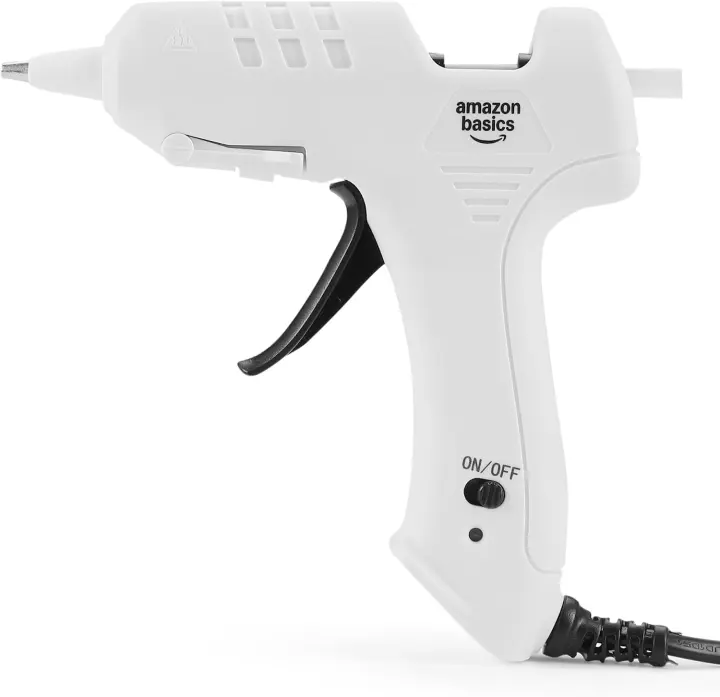 High-Temp Hot Glue Gun Kit with 30 Glue Sticks — 20W, White