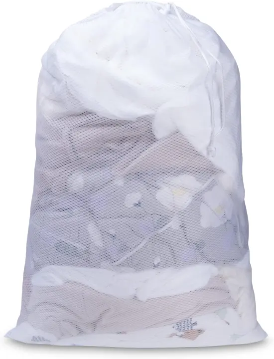 Large 24×36 in Mesh Laundry Bag with Drawstring Closure