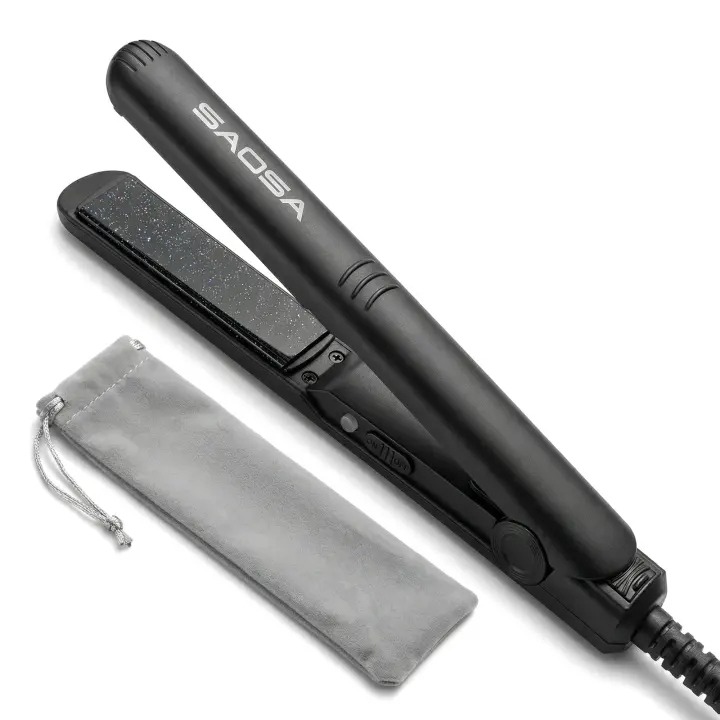 Mini 0.7-inch Ceramic Flat Iron — Compact Hair Straightener for Short Hair