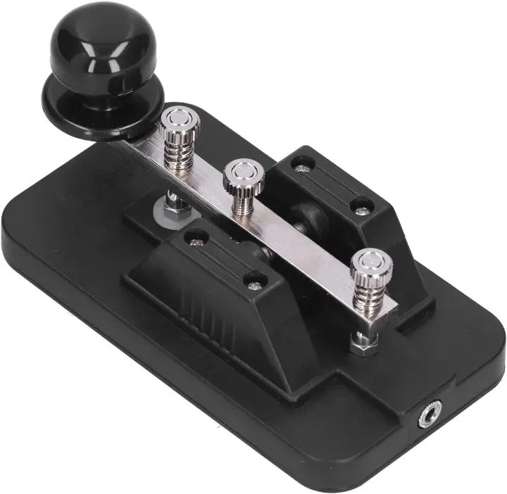 Morse Code Practice Key — Manual CW Tapper Trainer with Buzzer