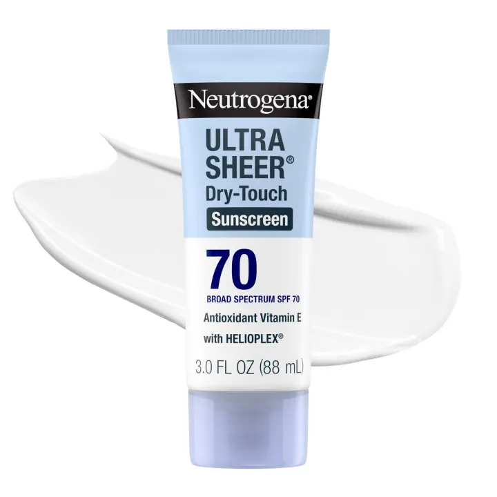 Neutrogena Ultra Sheer Dry-Touch Sunscreen Lotion SPF 70 — 3 fl oz