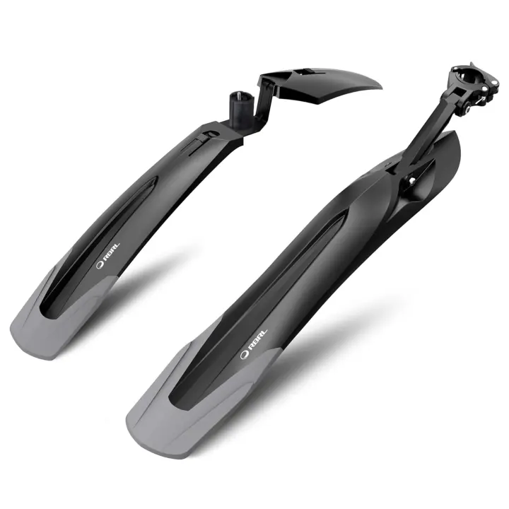 RBRL Adjustable Quick-Release Bike Fenders — Universal 24–29" Set