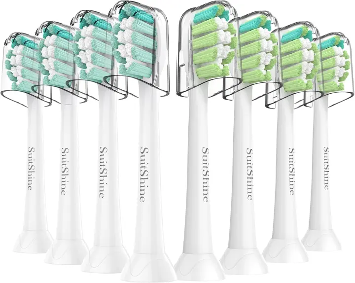 Replacement Toothbrush Heads Compatible with Philips Sonicare — 8 Pack