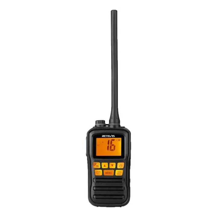 Retevis RM01 3W VHF Marine Handheld Radio — IP67 Floating, Portable