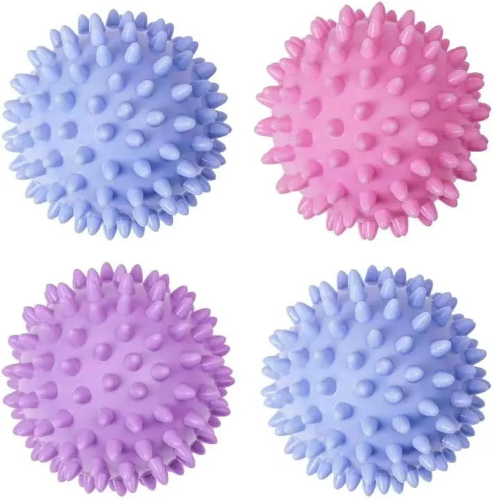 Reusable Plastic Dryer Balls (Set of 4) — Fabric Softener Alternative