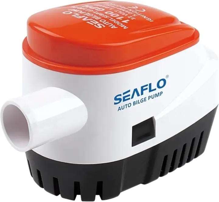 SEAFLO 06 Series Automatic Submersible Bilge Pump — 1100 GPH, 12V, 1-1/8" Outlet