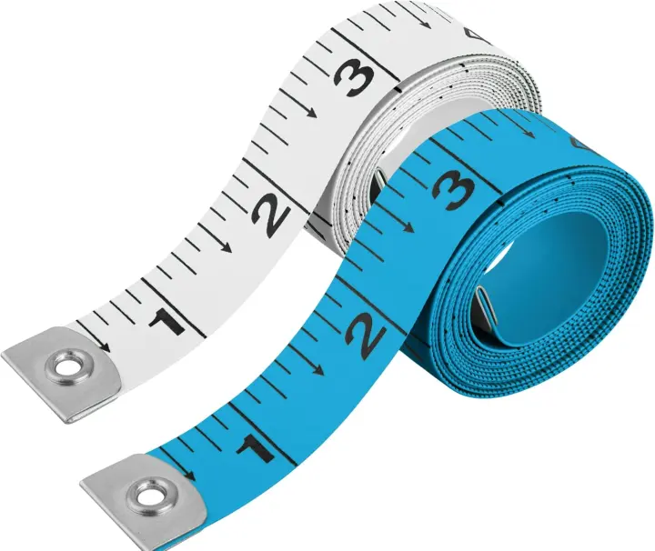 Soft Tailor's Measuring Tape — 60 in /150 cm, 2-Pack Fiberglass