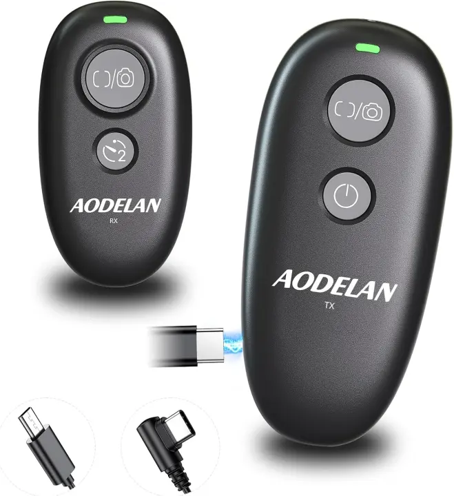 USB-C Rechargeable Wireless Camera Shutter Remote for Sony Alpha & RX