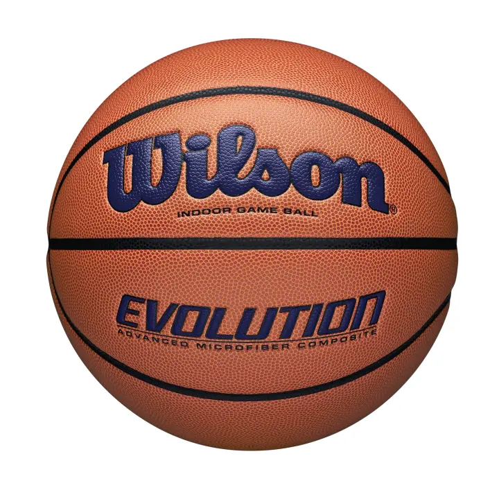 Wilson Evolution Indoor Game Basketball — Navy, Size 7 (29.5")