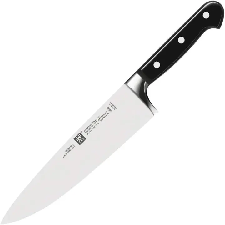 Zwilling 8-inch Chef's Knife — Ice‑Hardened Blade (Silver/Black)