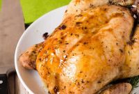 Calvados-Glazed Roast Chicken Recipe from Downton Abbey