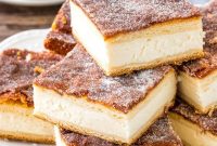 Sopapilla Cheesecake Bars Recipe — Cinnamon Sugar Dessert Bars