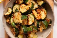Crispy Air Fryer Parmesan Zucchini Fries in 20 Minutes