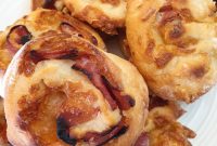 Ham and Cheese Pinwheels Made with 2-Ingredient Dough