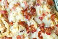 Creamy Chicken Bacon Ranch Penne Pasta Recipe