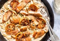 Creamy Lemon Chicken Pasta Made in One Pot
