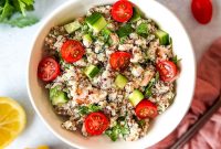 Salmon and Quinoa Salad with Lemon-Dill Dressing