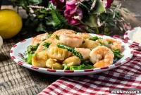 Skillet Gnocchi with Shrimp and Asparagus Recipe