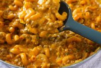 Homestyle One-Pot Cheeseburger Skillet Dinner