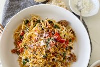 Rustic Sausage & Spinach Spaghetti Recipe for Flavorful Weeknights