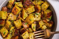 Crispy One-Pan Roasted Potatoes with Garlic and Herbs