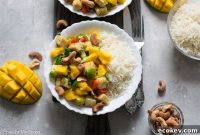 Mango Tofu Stir-Fry with Sweet Chili Glaze Recipe