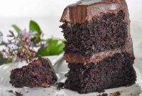 Decadent Chocolate Cake with Cream Cheese Chocolate Frosting