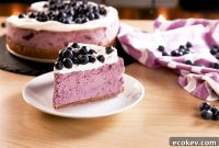 Classic Blueberry Cheesecake Recipe with Simple Cream Cheese Filling