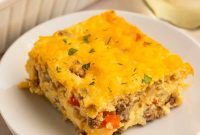 Protein-Packed Egg Bake with Cottage Cheese