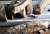 Gingerbread Biscotti with Ginger Chocolate Bark Recipe