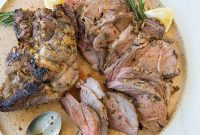 Slow-Roasted Lemon Herb Boneless Leg of Lamb Recipe