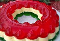 Amish Layered Jello Christmas Salad Recipe