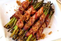 Crispy Bacon-Wrapped Asparagus Made in the Air Fryer