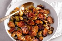 Maple-Balsamic Roasted Brussels Sprouts Recipe