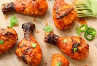 Fiesta Whole30 Chicken Drumsticks with Paleo Taco Sauce