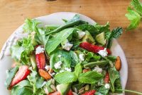Kale Salad with Strawberry‑Mint Vinaigrette Recipe
