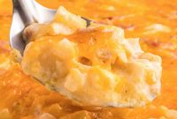 Cheesy Ham and Potato Casserole with Creamy Herb Sauce