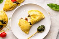 Caprese Empanadas with Homemade Empanada Dough