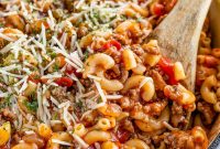 Classic American Goulash Recipe with Beef and Tomato Sauce