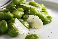 Fava Bean and Parmesan Salad with Lemon Vinaigrette