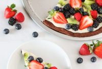 Gluten-Free Vegan Brownie Fruit Pizza Recipe — Decadent & Dairy-Free